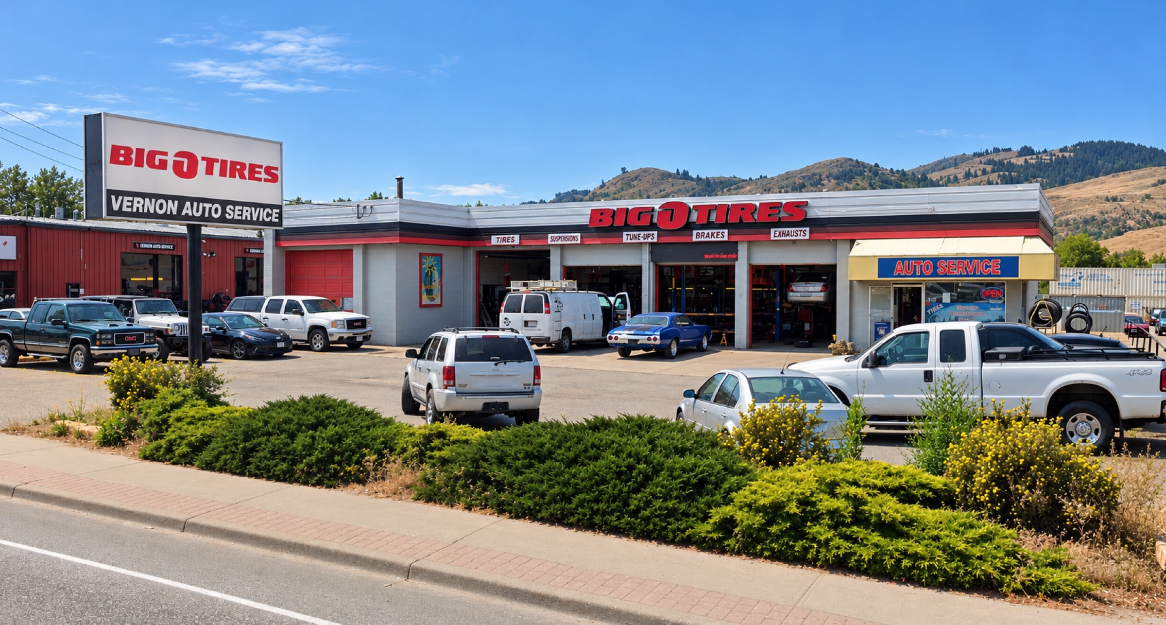 Big O Tires Vernon storefront at 4708 27 St