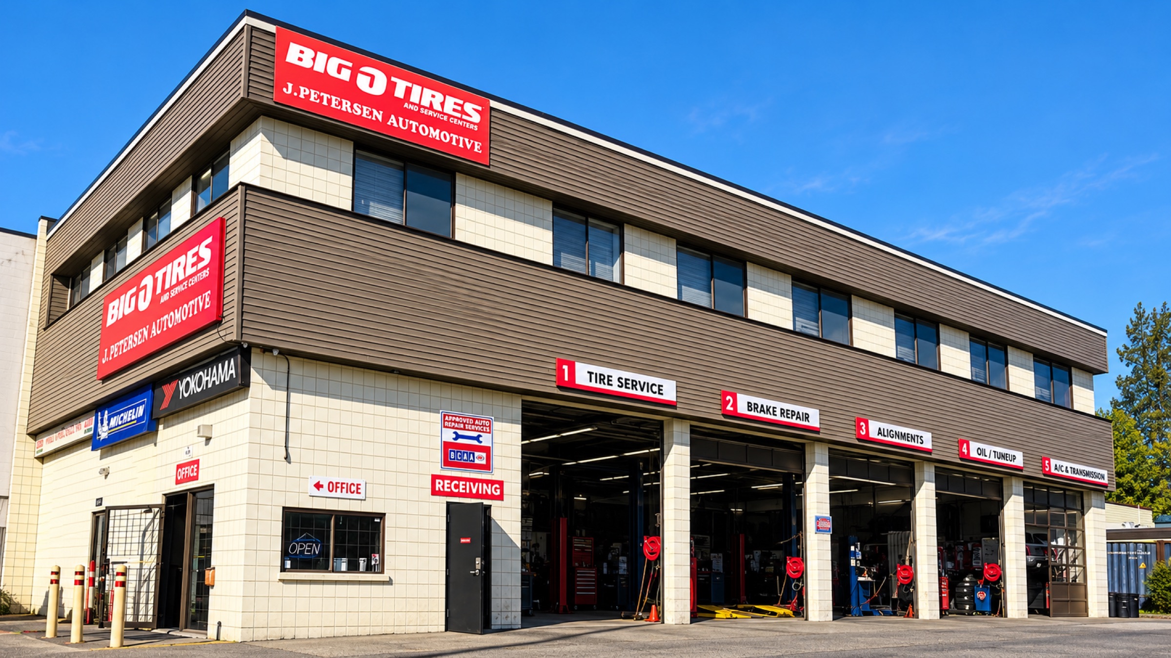 Big O Tires Burnaby storefront at 7380 Gilley Ave