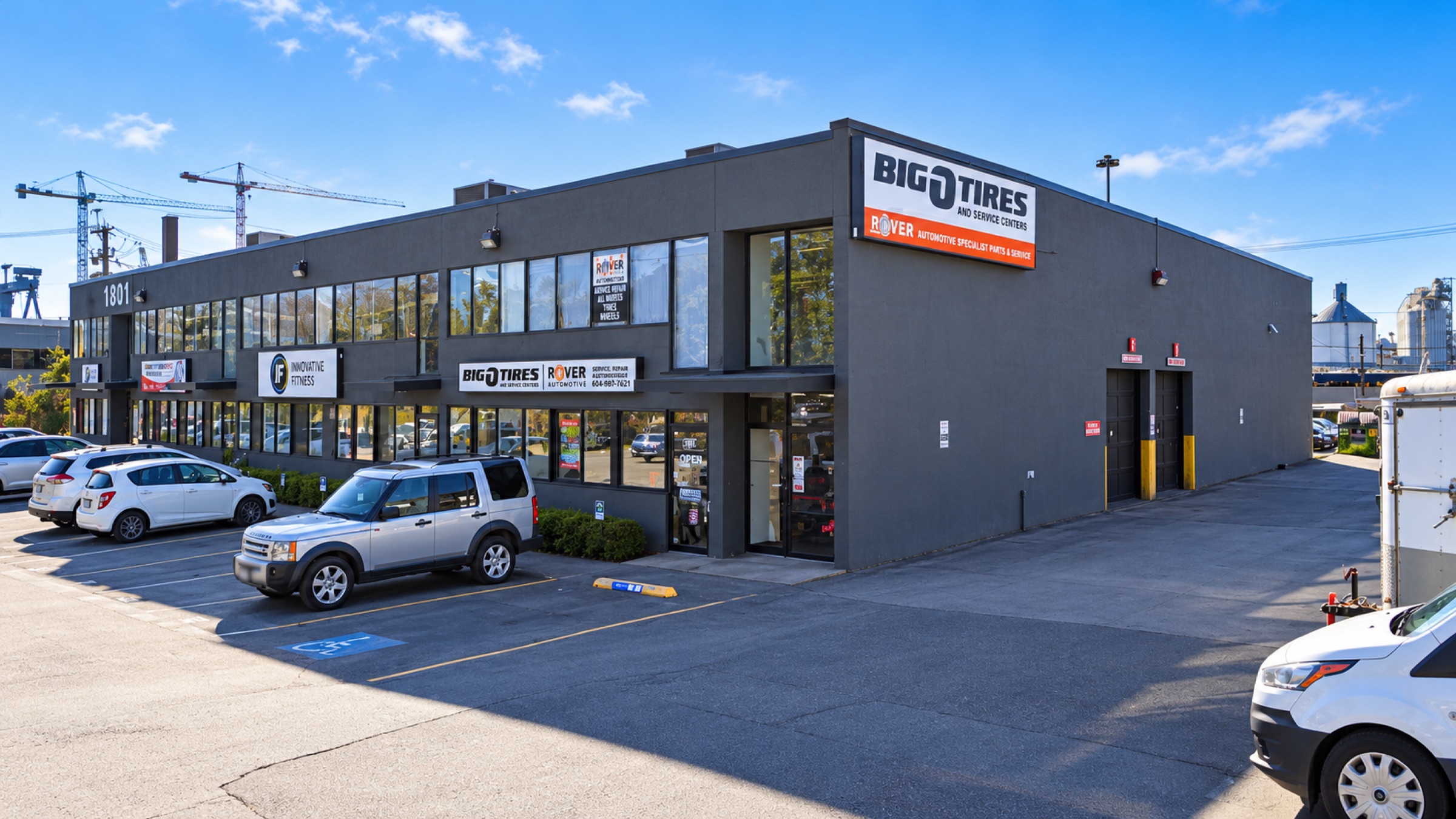 Big O Tires North Vancouver storefront at 1807 Welch Street