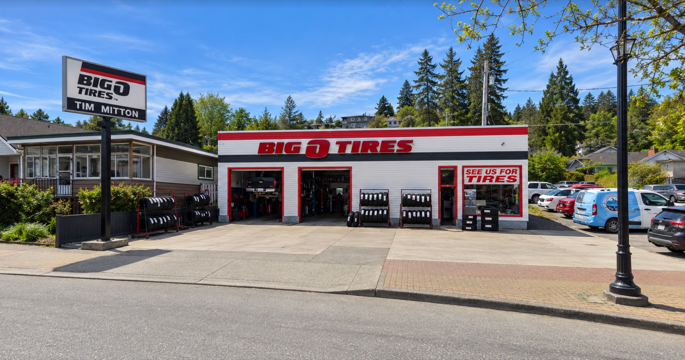 Big O Tires Ladysmith storefront at 840 1st Avenue